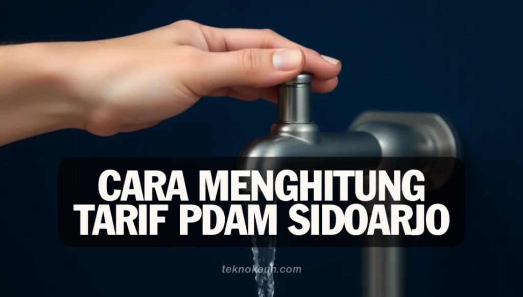 Cara Menghitung Tarif Pdam Sidoarjo