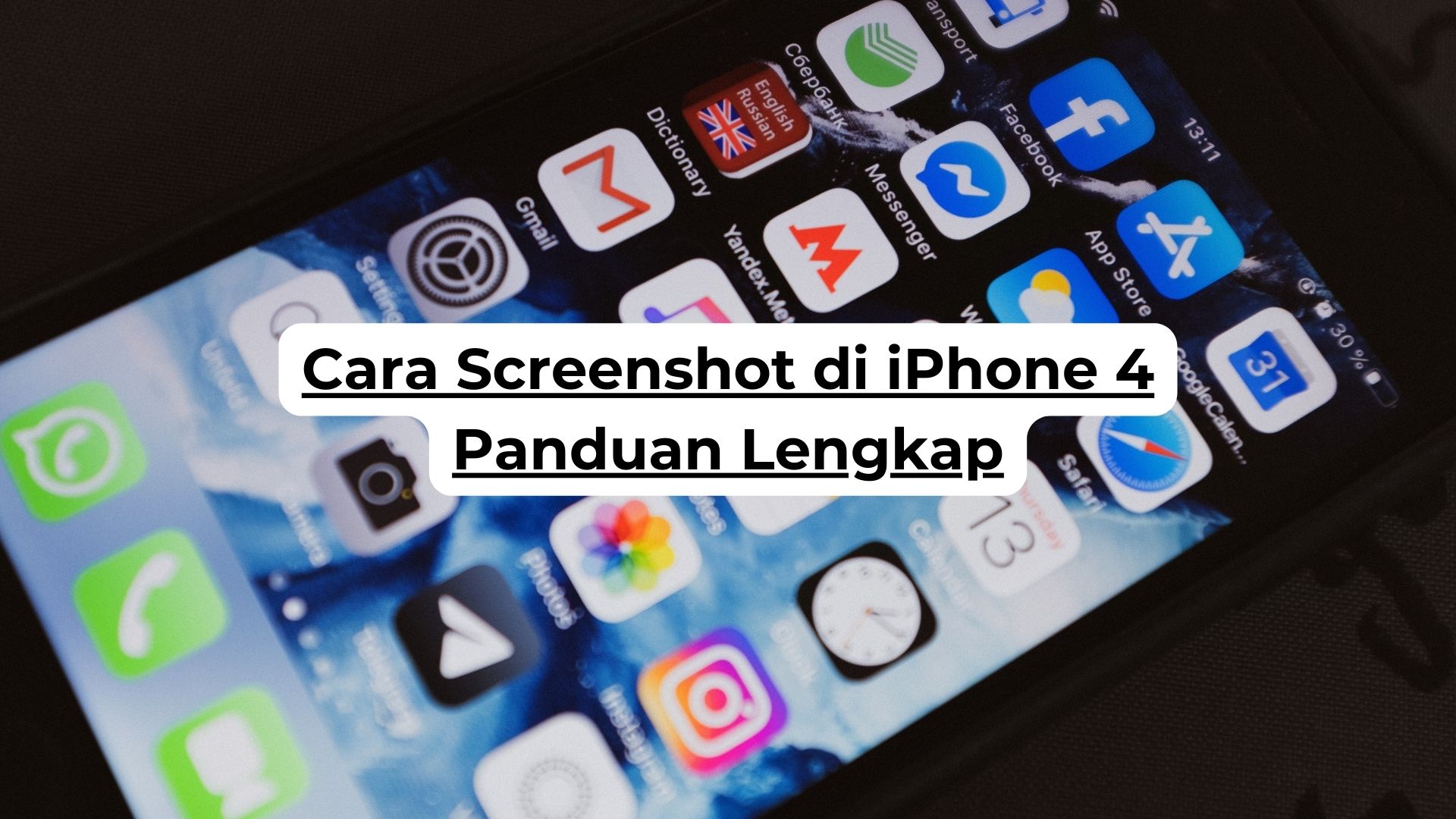 Cara Screenshot di iPhone 4 Panduan Lengkap