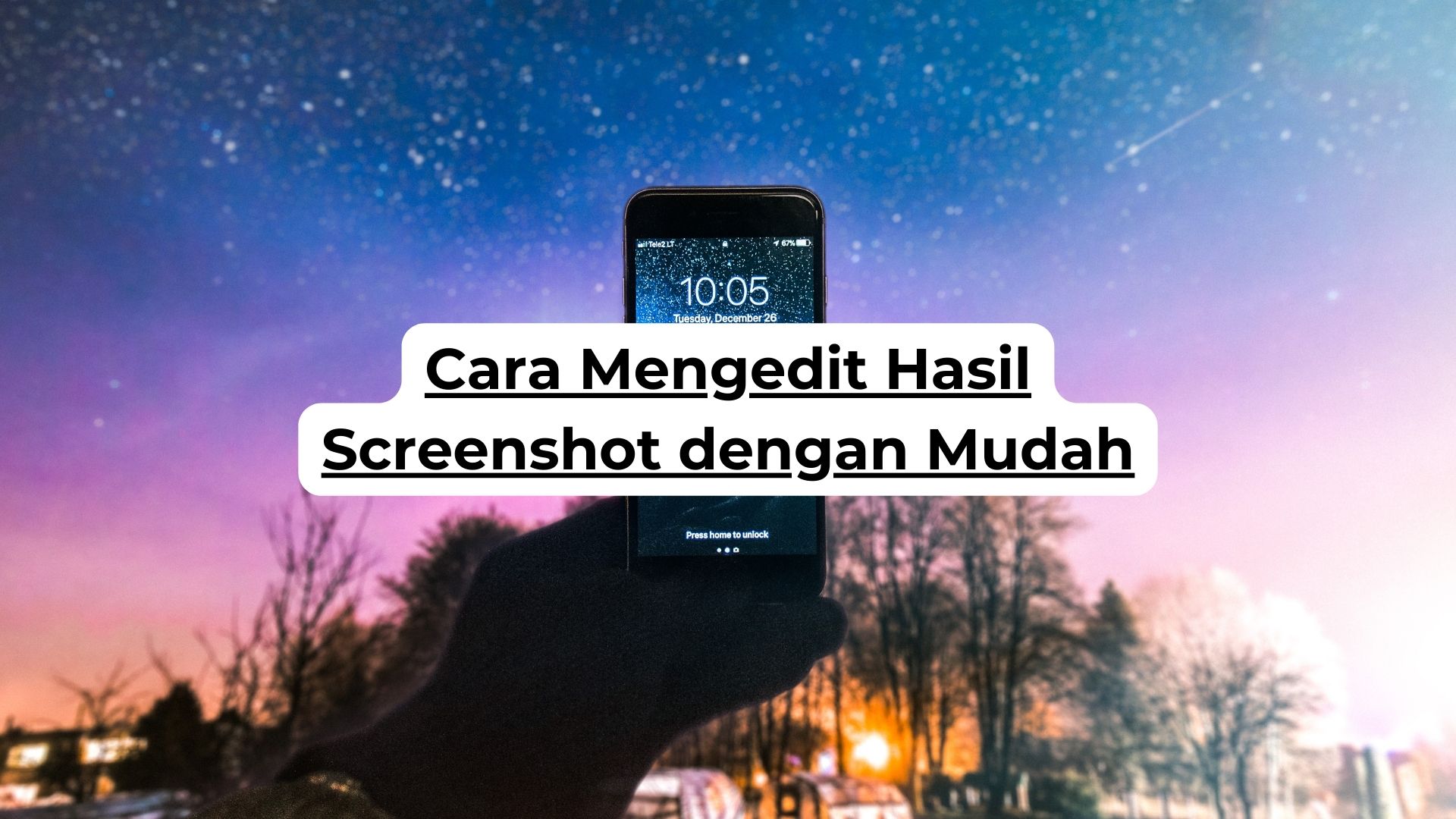 Cara Mengedit Hasil Screenshot dengan Mudah