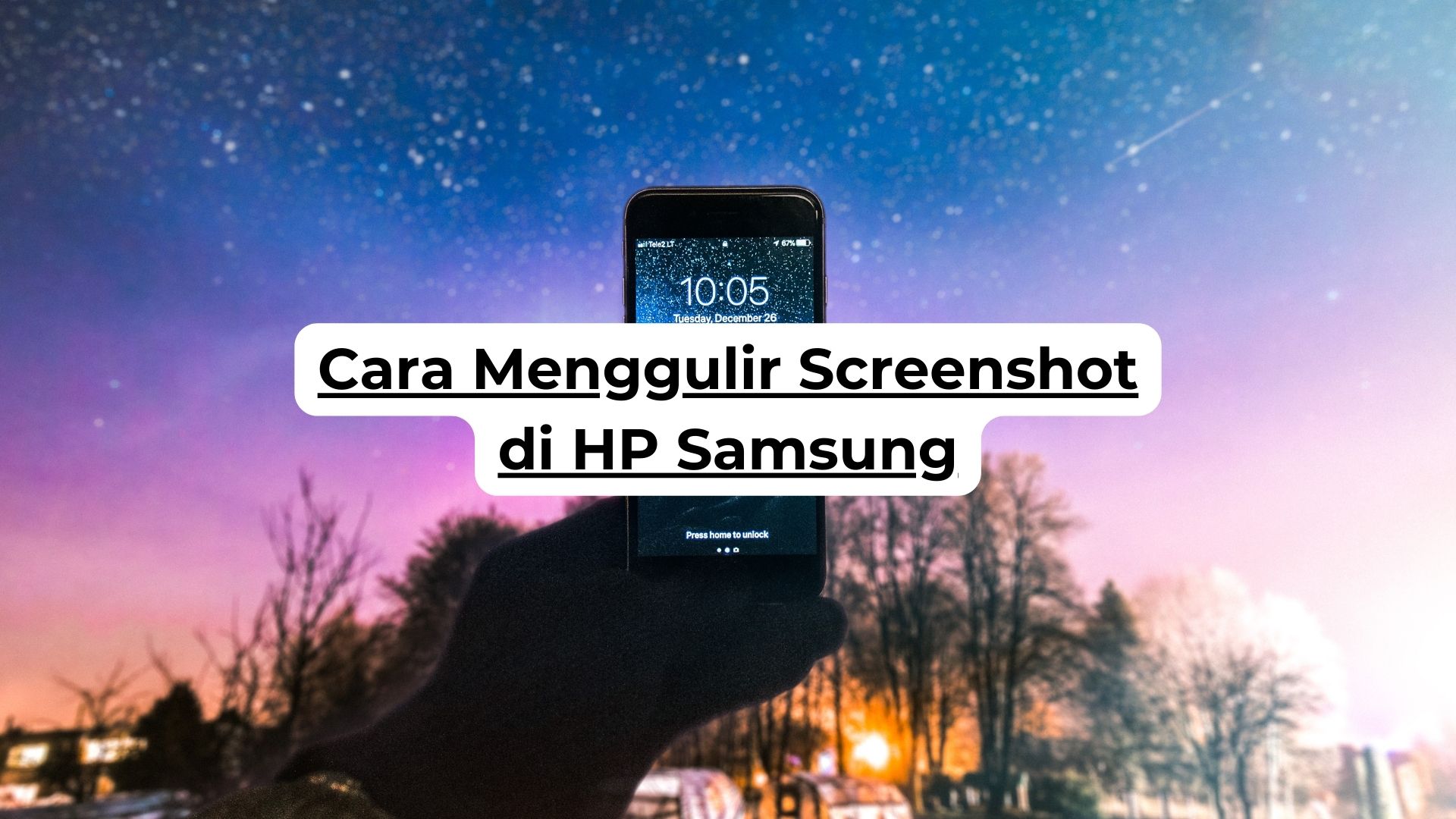 Cara Menggulir Screenshot di HP Samsung