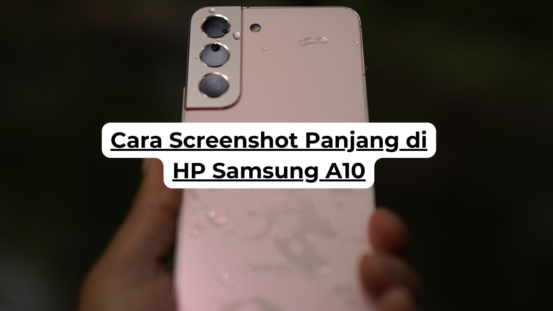 Cara Screenshot Samsung J3 2016