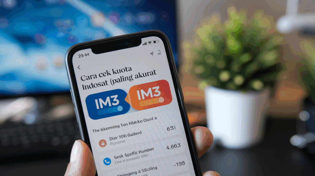 Cara Cek Kuota Indosat (Im3) Paling Akurat