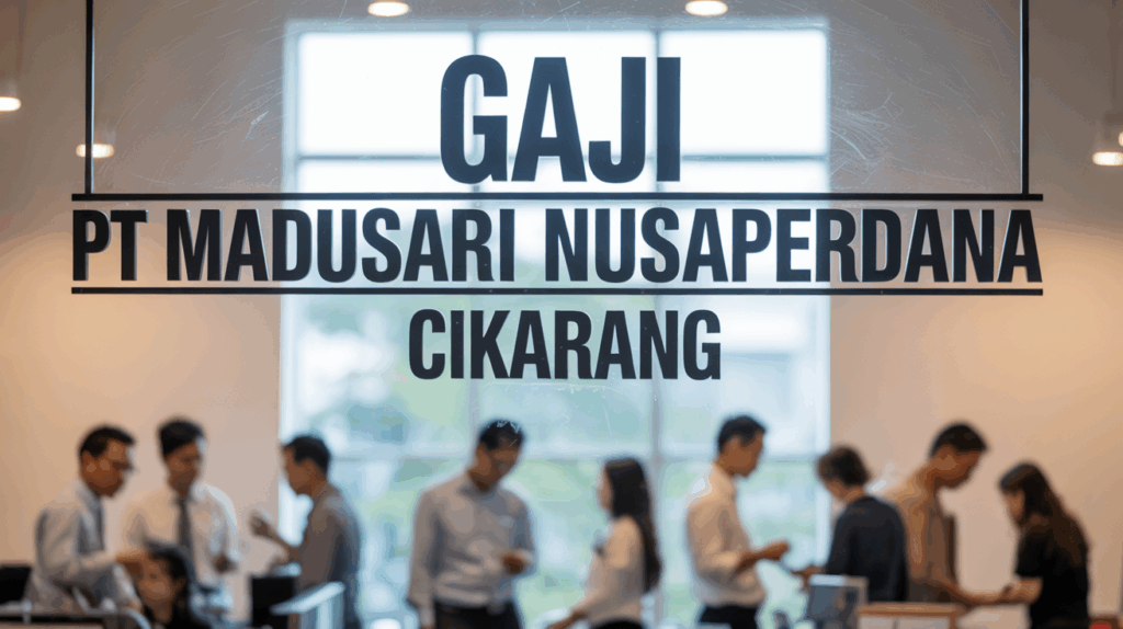 Pt Madusari Nusaperdana Cikarang