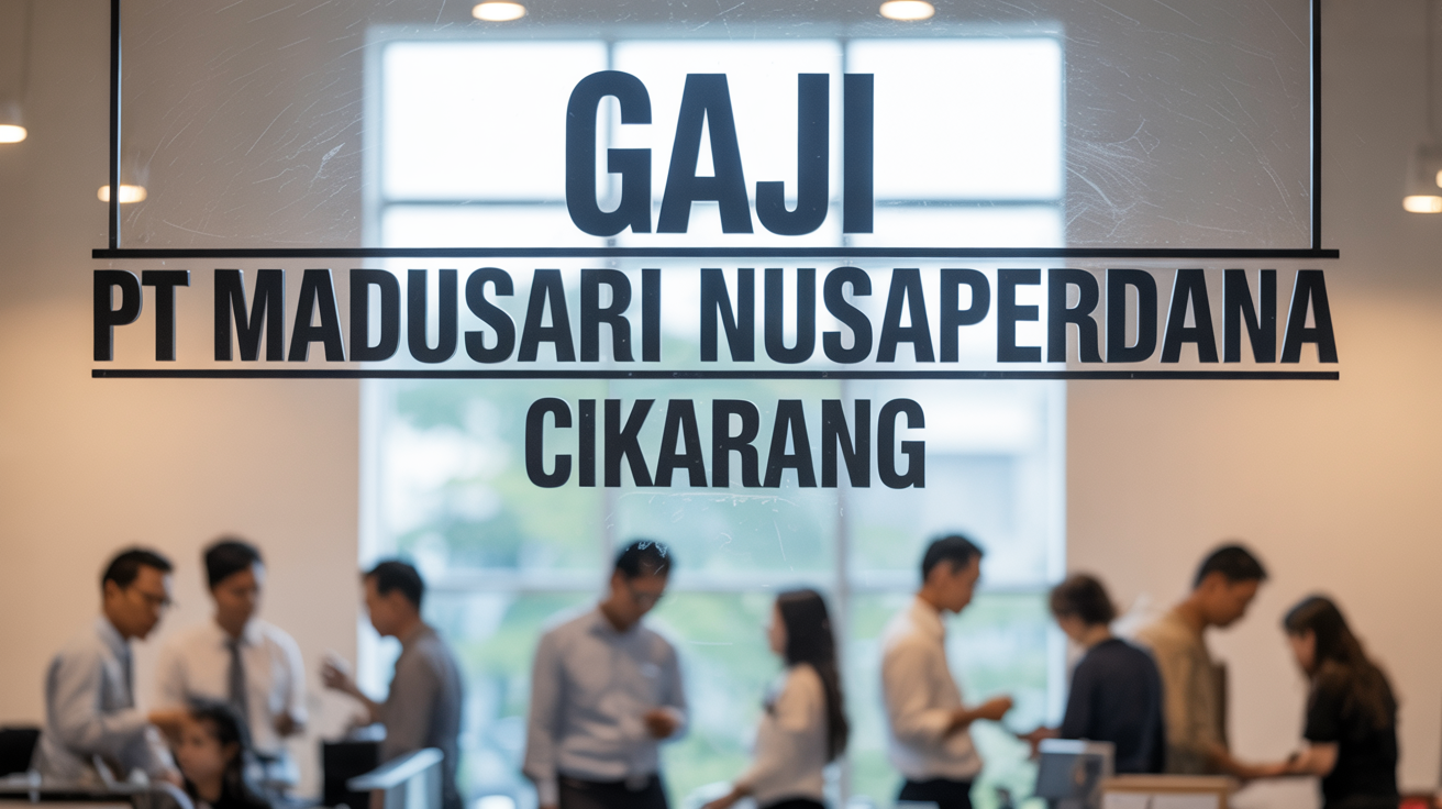 Pt Madusari Nusaperdana Cikarang
