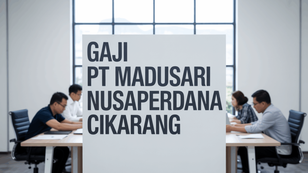 Pt Madusari Nusaperdana Cikarang