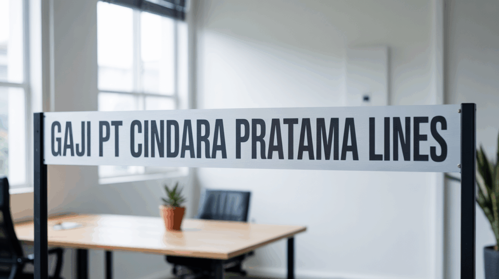 Gaji Pt Cindara Pratama Lines
