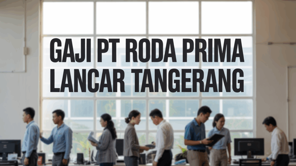 Gaji Pt Roda Prima Lancar Tangerang