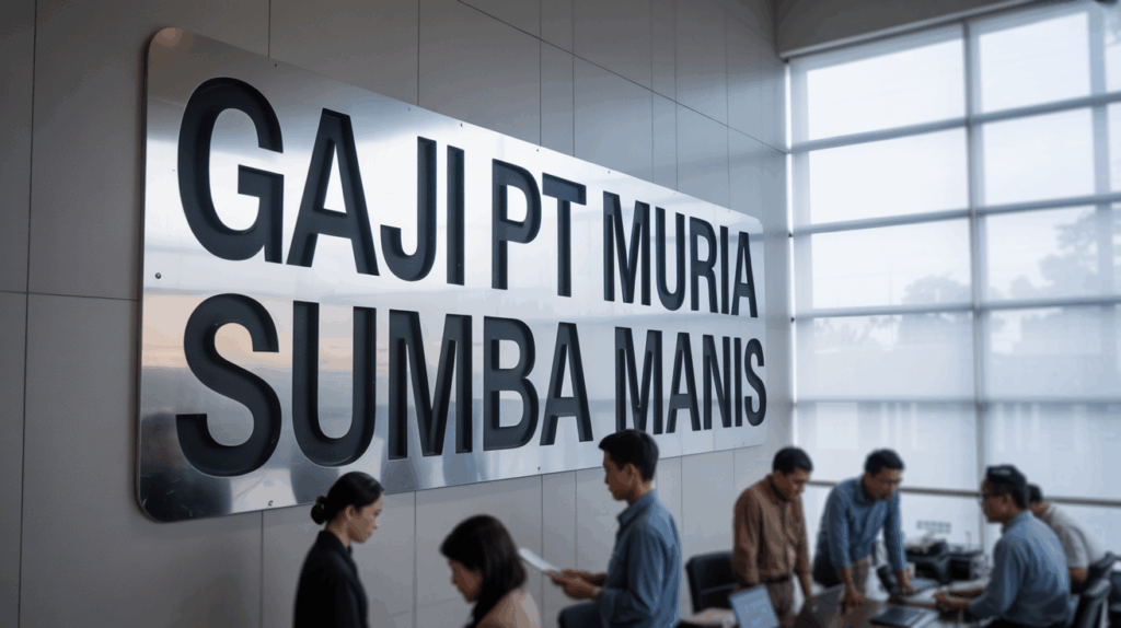 Gaji Pt Muria Sumba Manis
