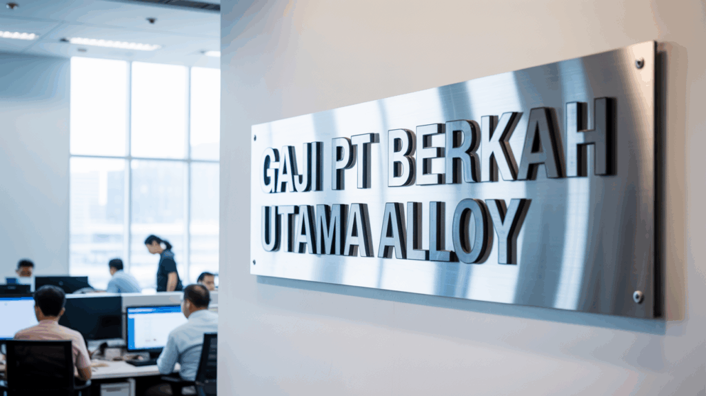 Gaji Pt Berkah Utama Alloy