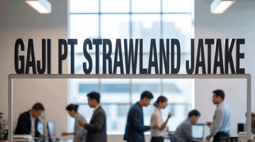 Gaji Pt Strawland Jatake