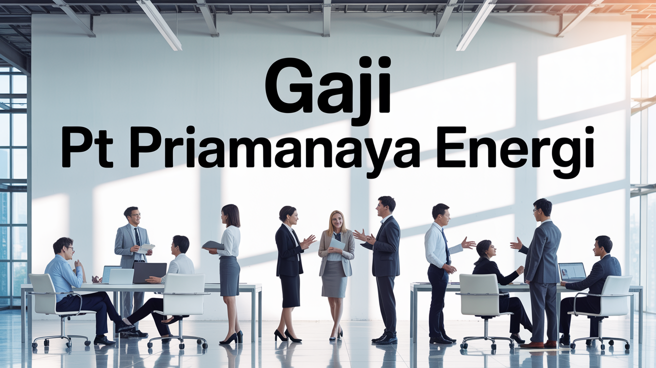 Gaji Pt Priamanaya Energi