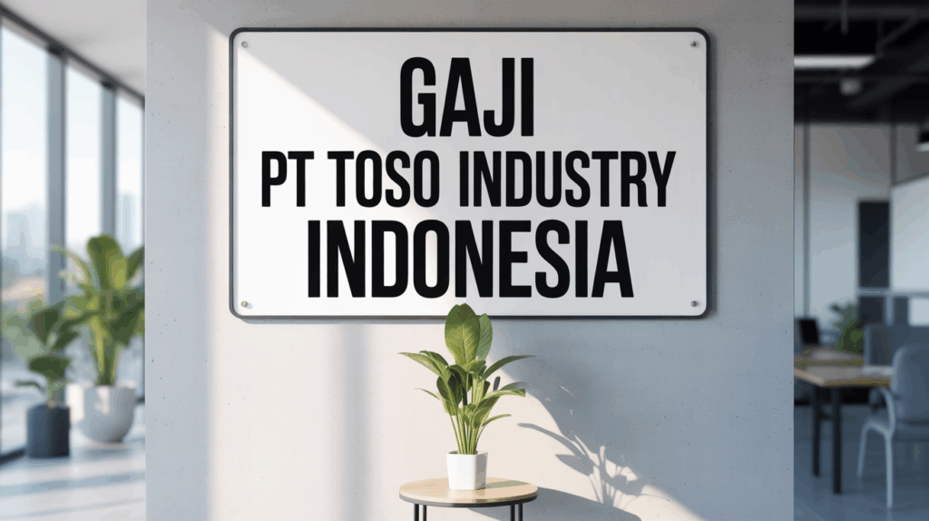 Gaji Pt Toso Industry Indonesia