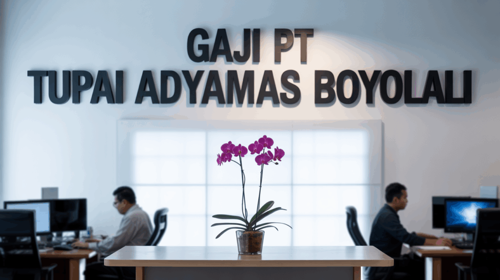 Gaji Pt Tupai Adyamas Boyolali