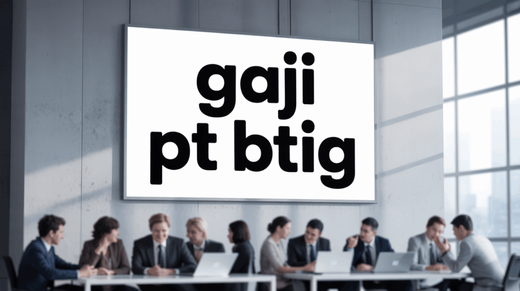 Gaji Pt Btiig