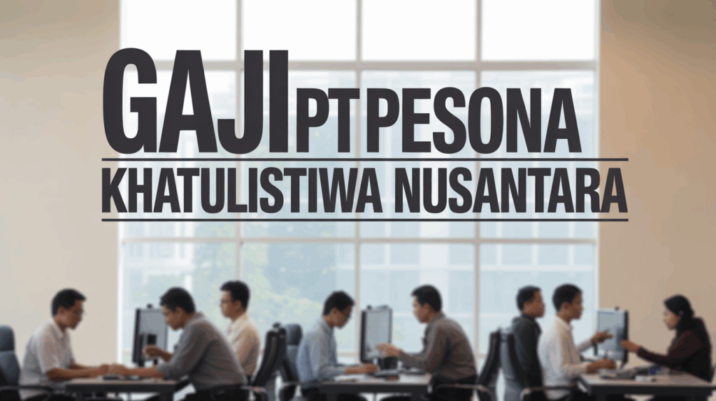 Gaji Pt Pesona Khatulistiwa Nusantara
