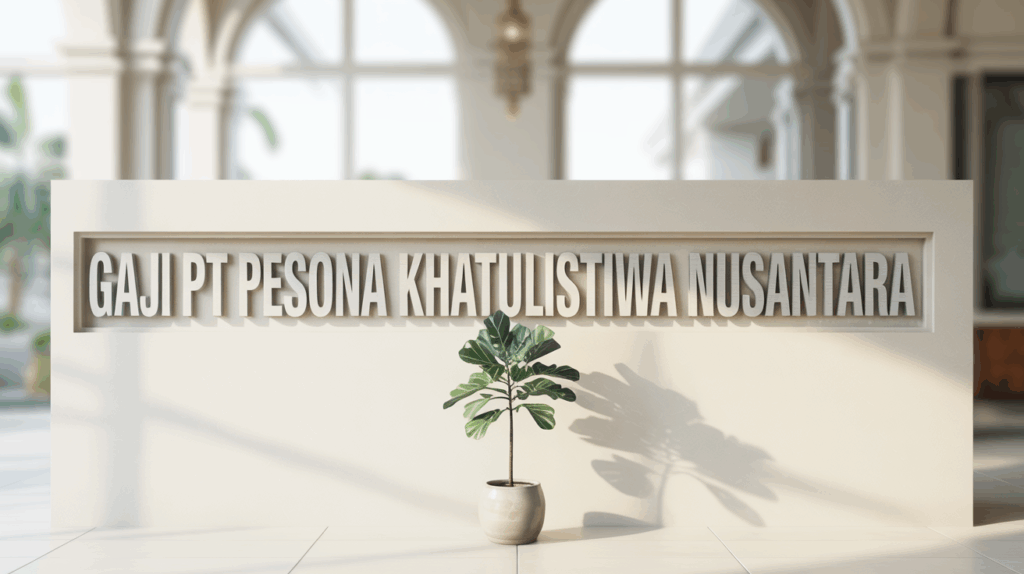 Gaji Pt Pesona Khatulistiwa Nusantara