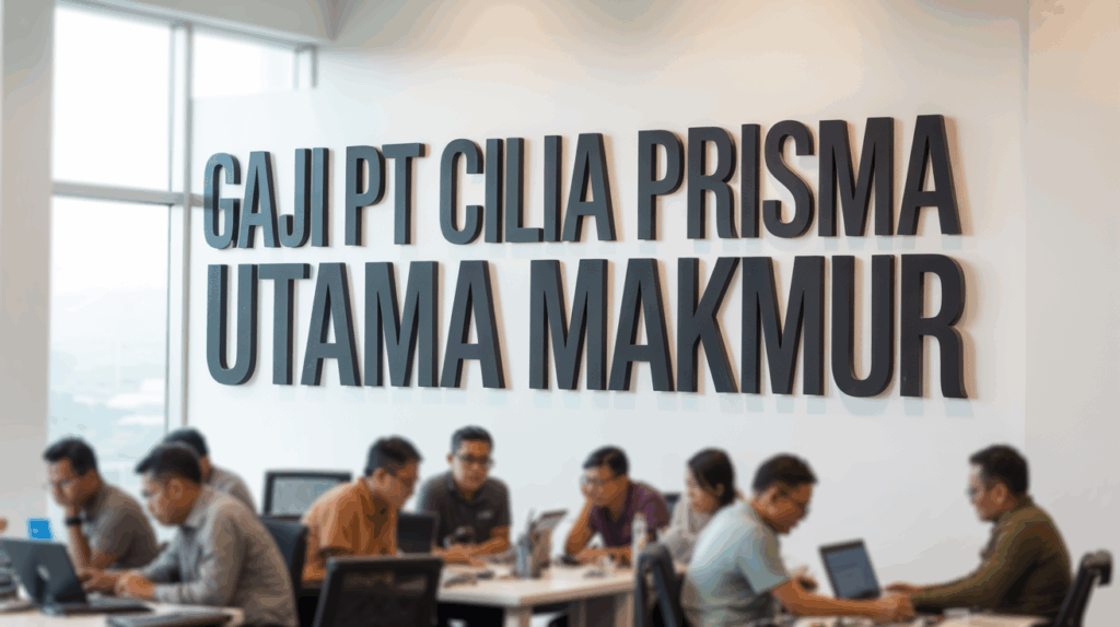 Gaji Pt Cilia Prisma Utama Makmur
