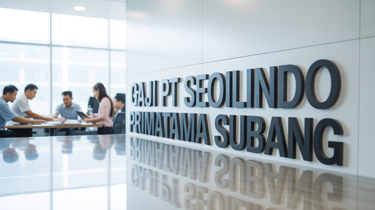 Gaji Pt Seoilindo Primatama Subang