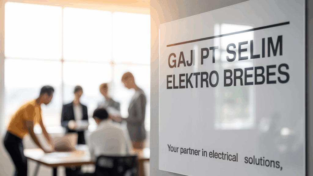 Gaji Pt Selim Elektro Brebes
