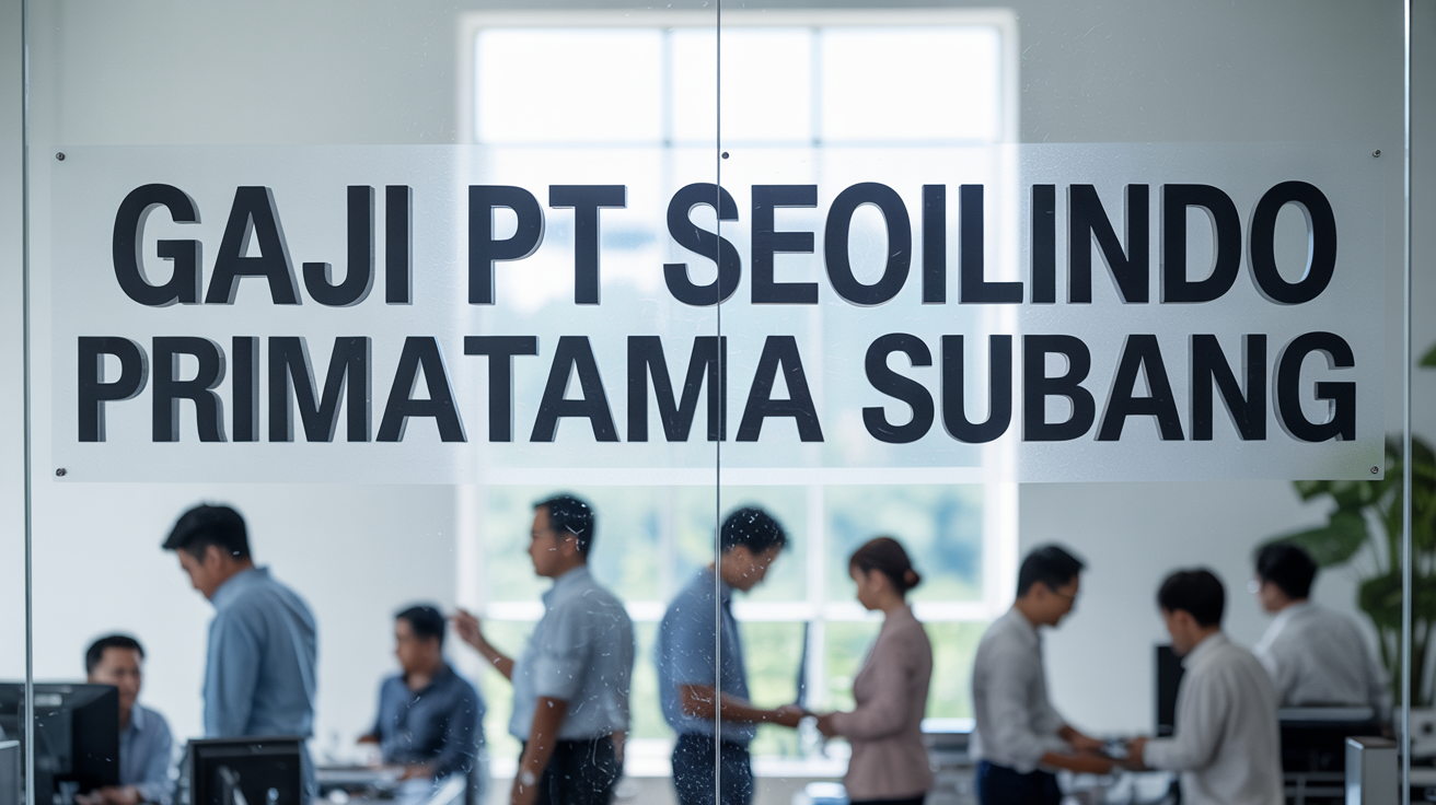 Gaji Pt Seoilindo Primatama Subang