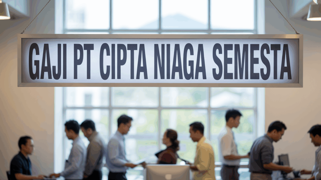 Gaji Pt Cipta Niaga Semesta
