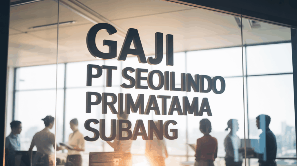 Gaji Pt Seoilindo Primatama Subang
