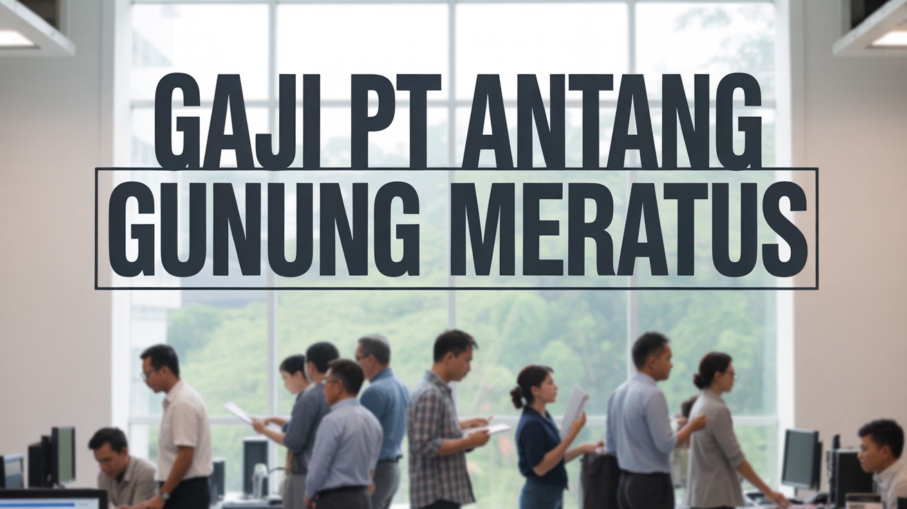 Gaji Pt Antang Gunung Meratus