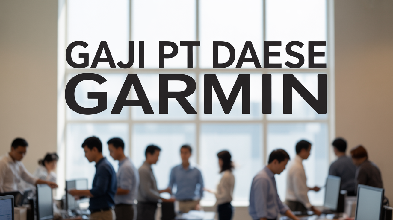 Gaji Pt Daese Garmin