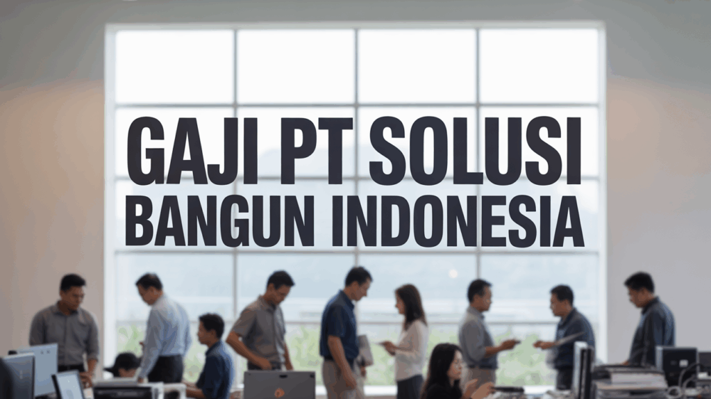 Gaji Pt Solusi Bangun Indonesia