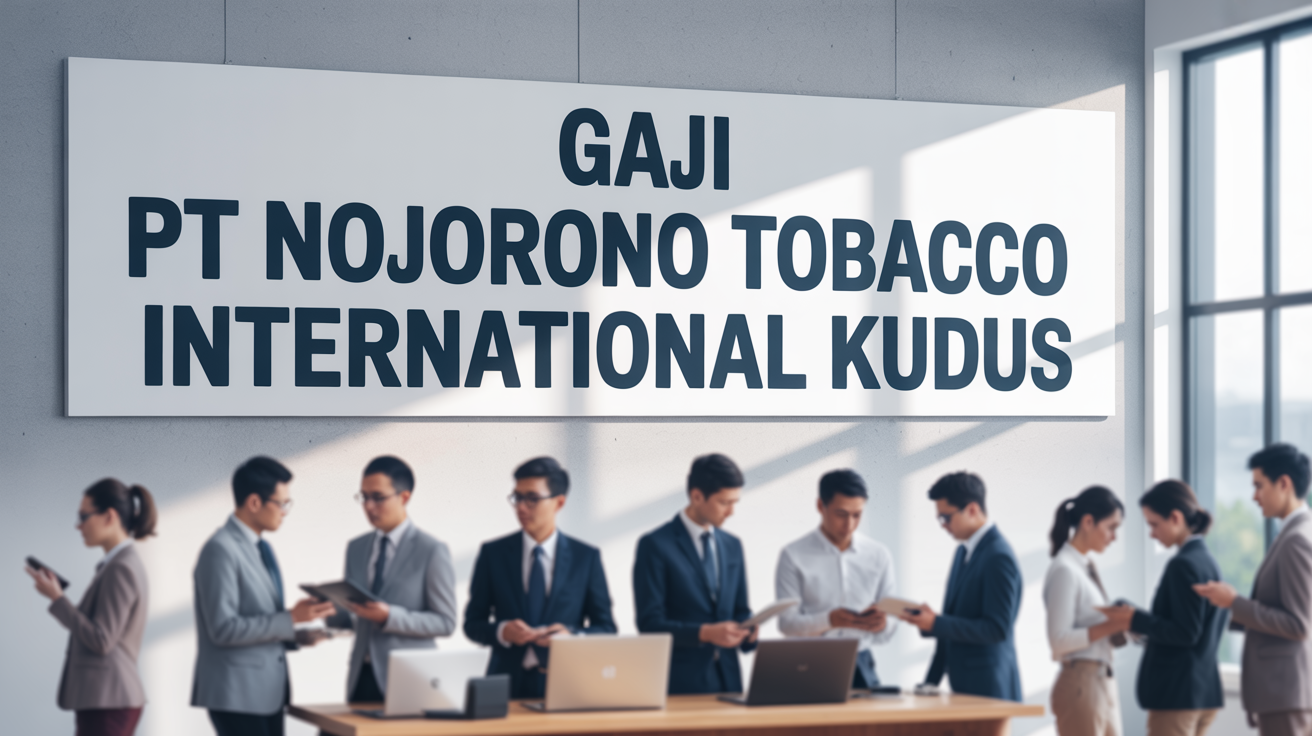 Gaji Pt Nojorono Tobacco International Kudus