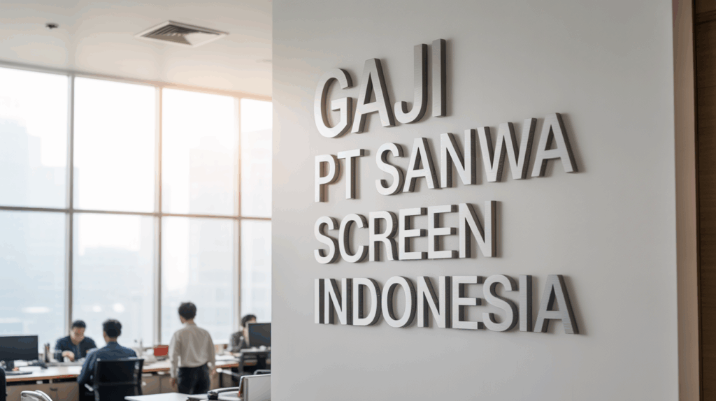 Gaji Pt Sanwa Screen Indonesia