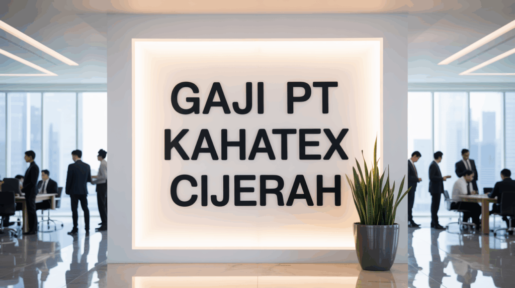Gaji Pt Kahatex Cijerah