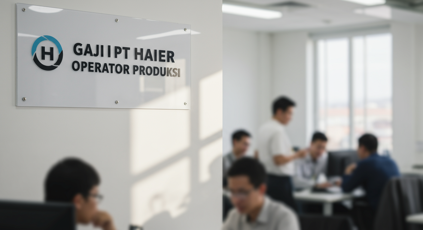 Gaji Pt Haier Operator Produksi