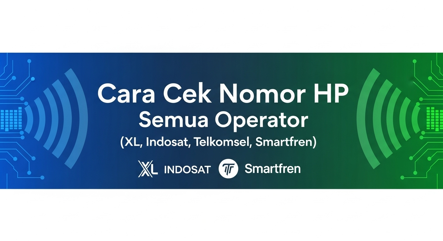 Cara Cek Nomor HP Semua Operator (XL, Indosat, Telkomsel, Smartfren)