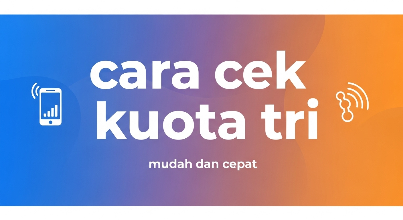 cara cek kuota tri
