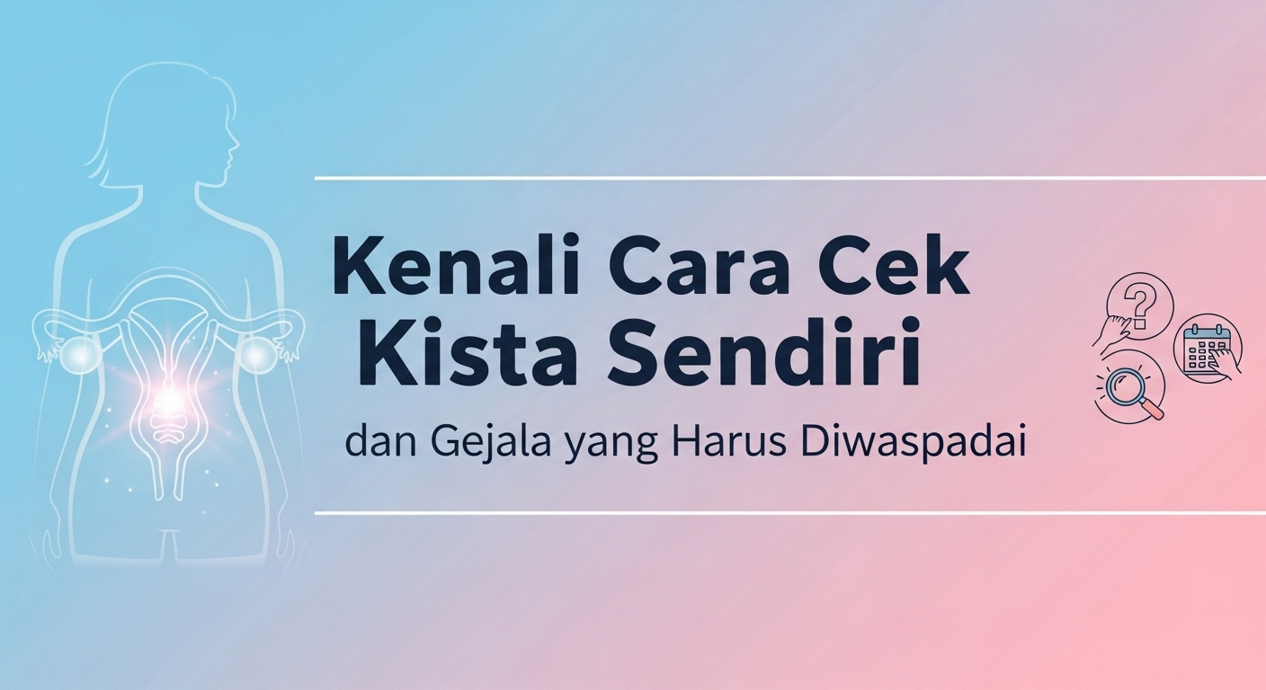 Kenali Cara Cek Kista Sendiri dan Gejala yang Harus Diwaspadai