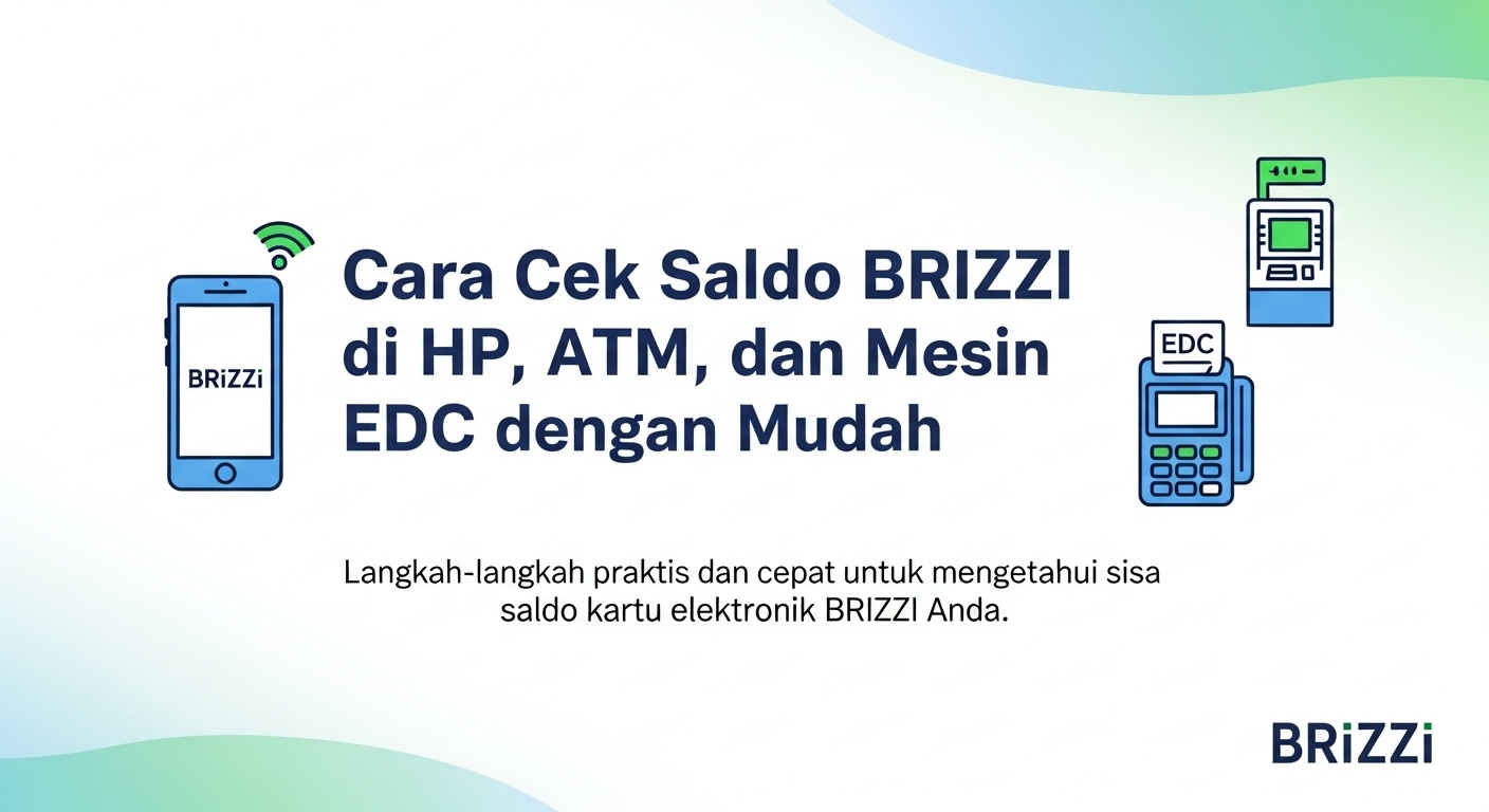 Cara Cek Saldo BRIZZI di HP, ATM, dan Mesin EDC dengan Mudah