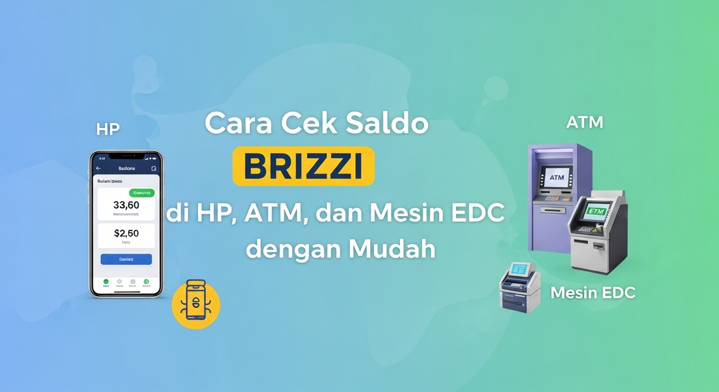 Cara Cek Saldo BRIZZI di HP, ATM, dan Mesin EDC dengan Mudah