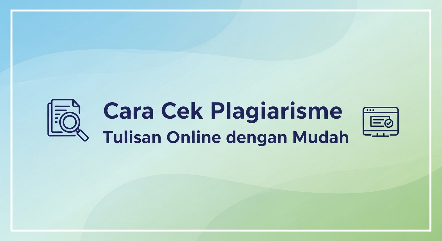 Cara Cek Plagiarisme Tulisan Online dengan Mudah