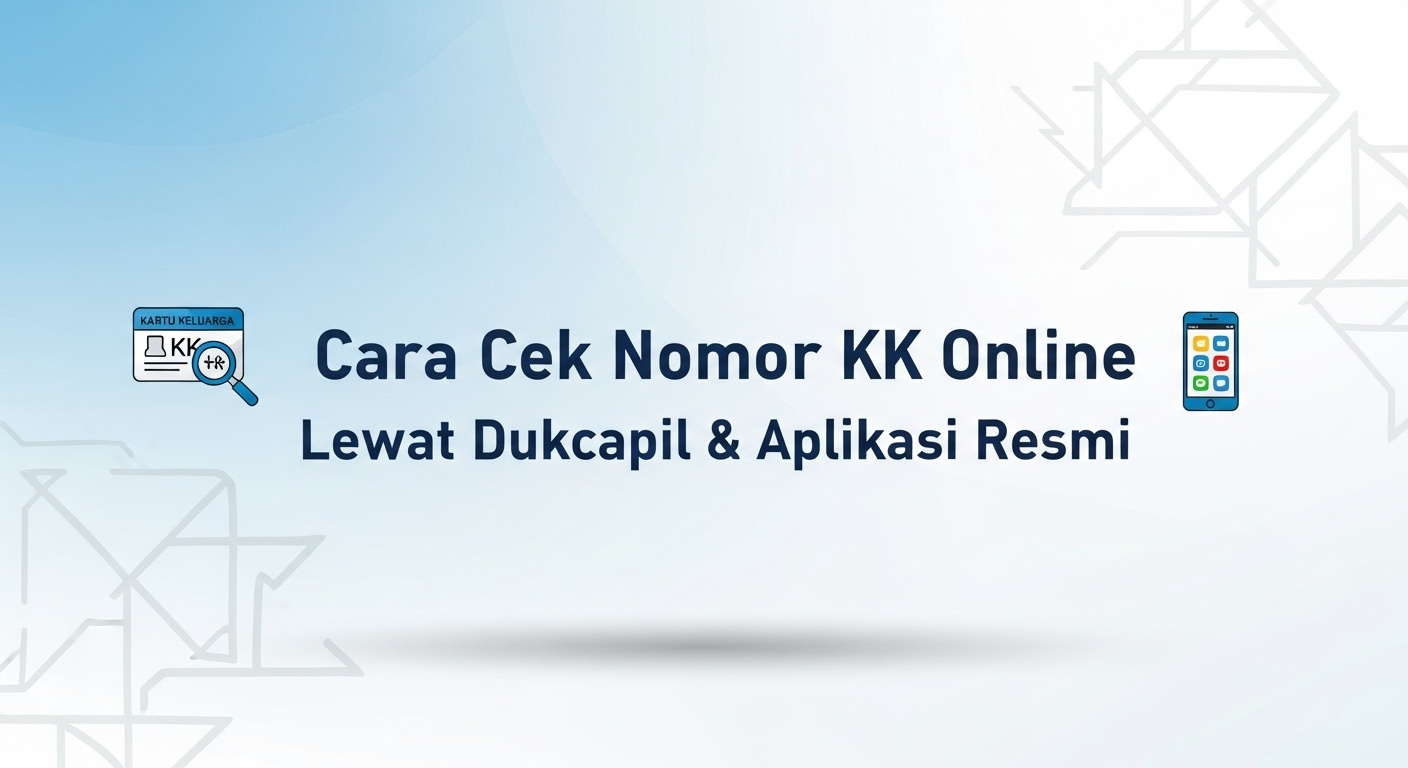Cara Cek Nomor KK Online Lewat Dukcapil & Aplikasi Resmi