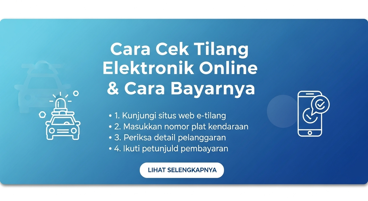 Cara Cek Tilang Elektronik Online & Cara Bayarnya