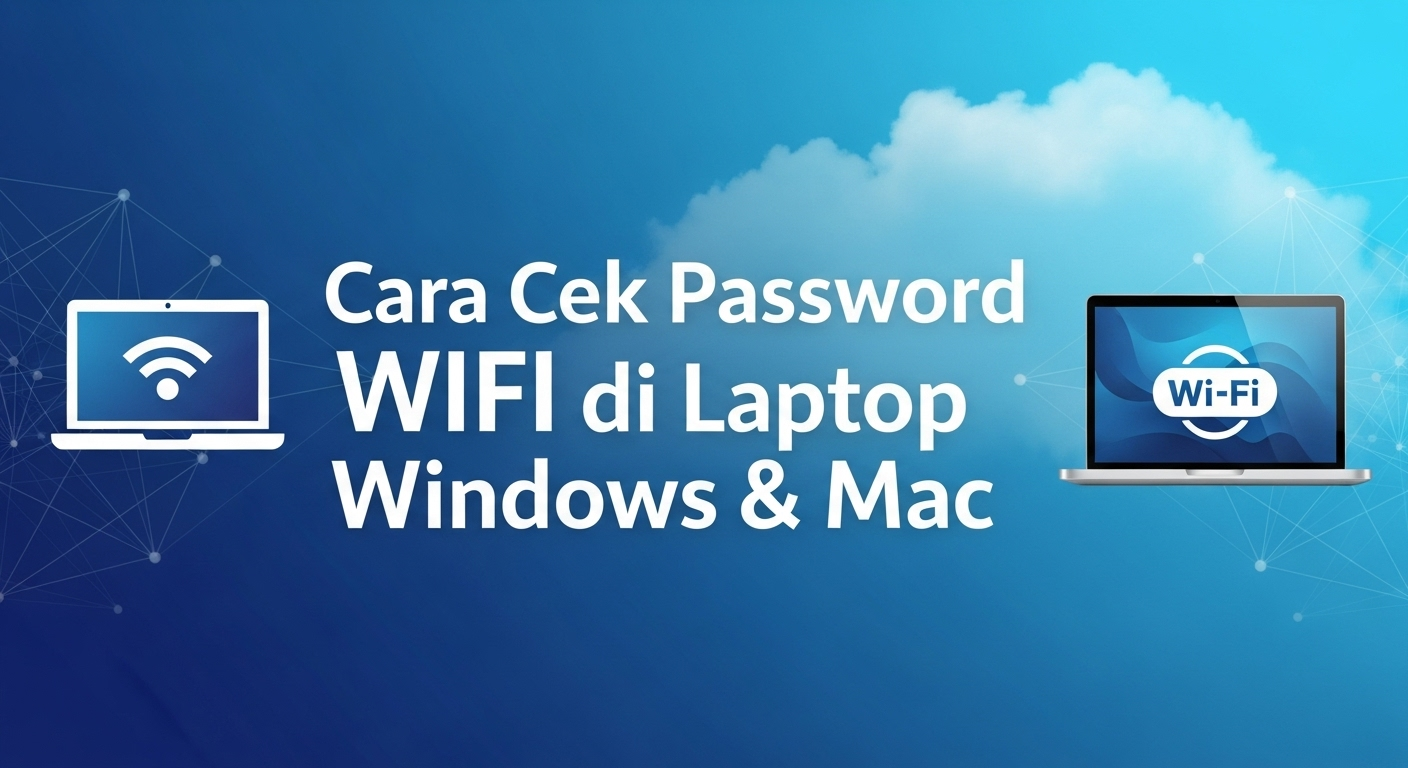 Cara Cek Password WiFi di Laptop Windows & Mac