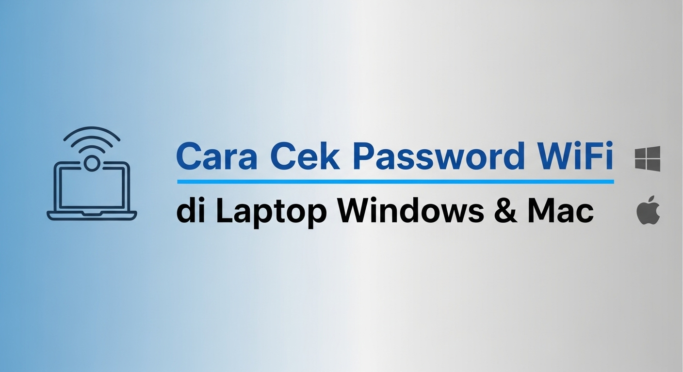 Cara Cek Password WiFi di Laptop Windows & Mac