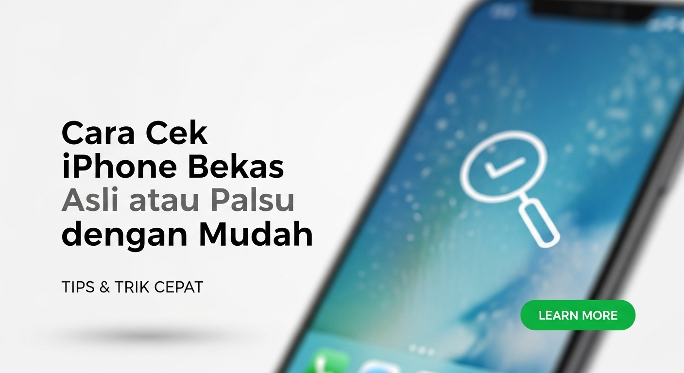 Cara Cek iPhone Bekas Asli atau Palsu dengan Mudah