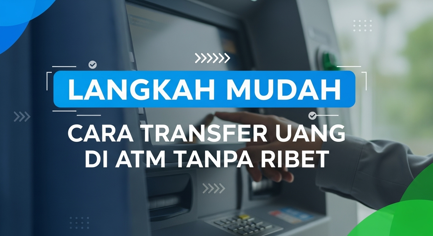 Langkah Mudah Cara Transfer Uang di ATM Tanpa Ribet