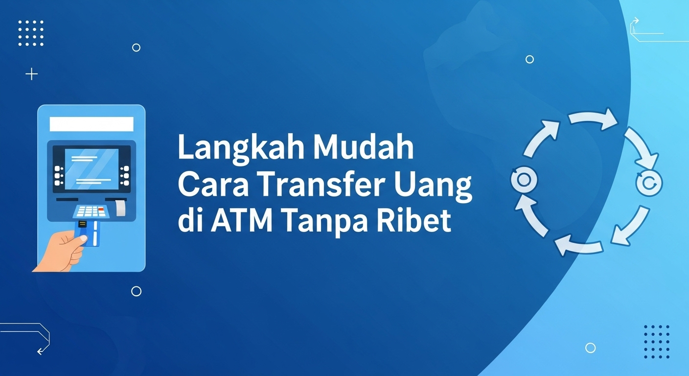 Langkah Mudah Cara Transfer Uang di ATM Tanpa Ribet