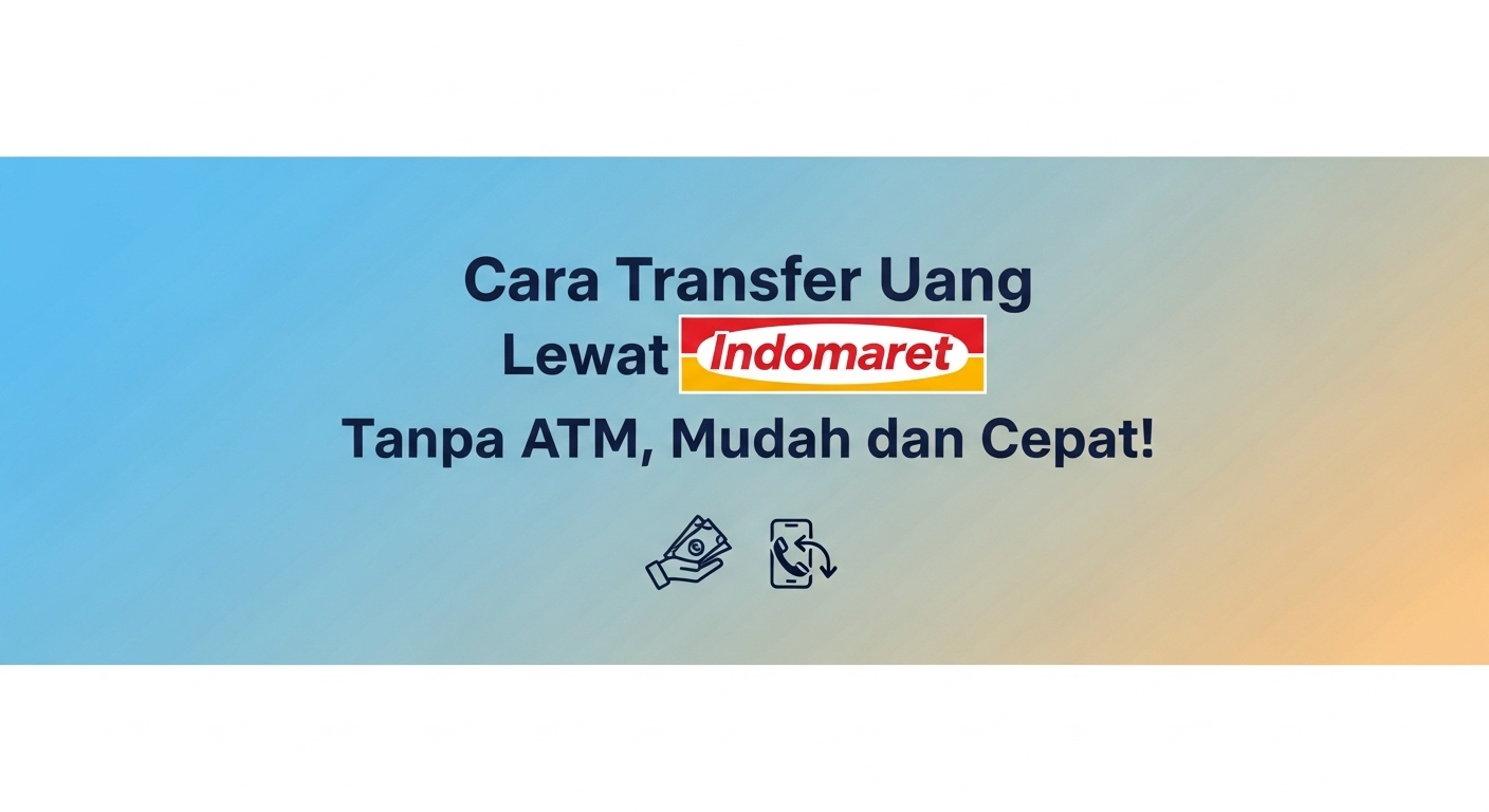 Cara Transfer Uang Lewat Indomaret Tanpa ATM