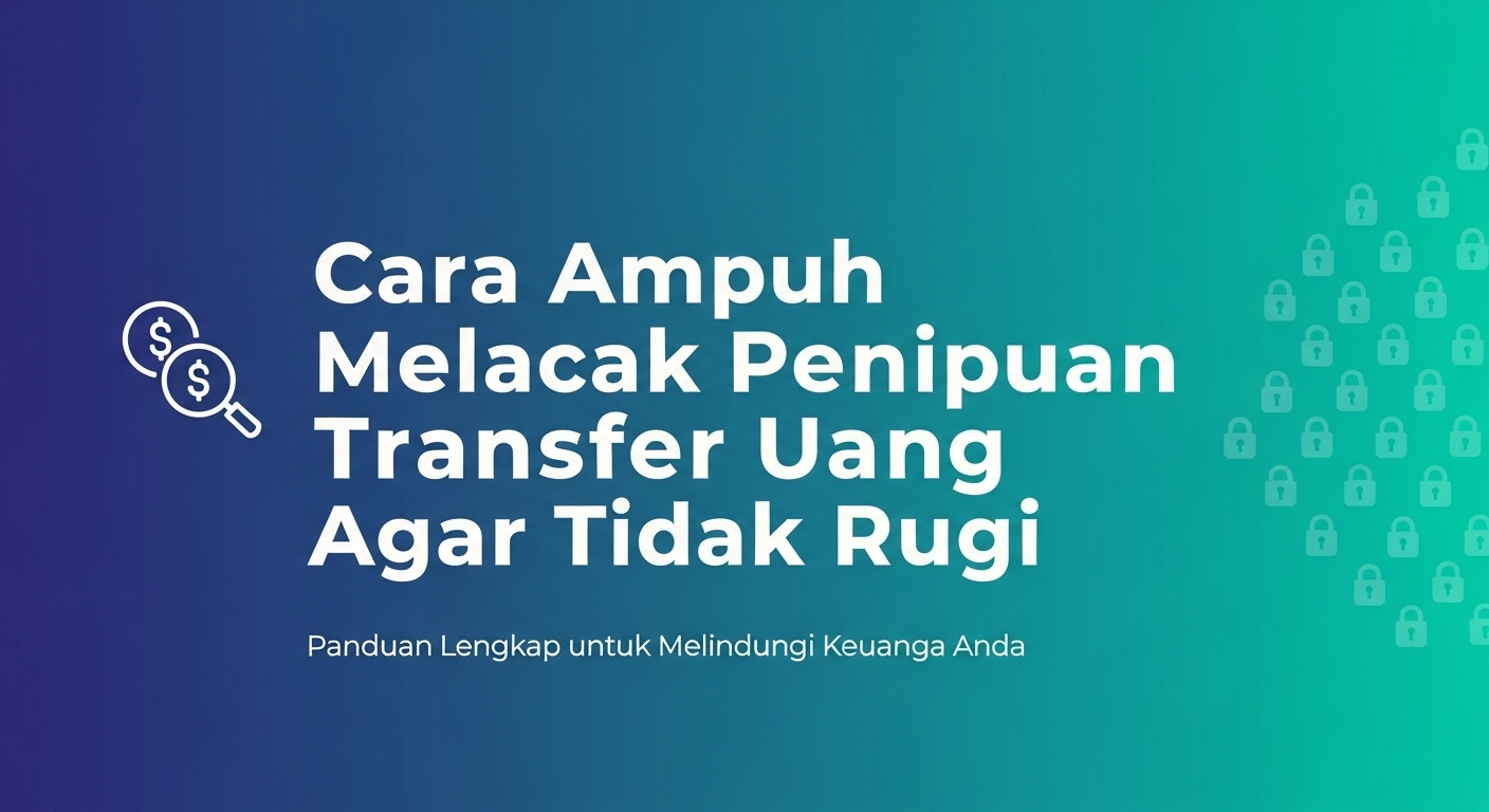 Cara Ampuh Melacak Penipuan Transfer Uang Agar Tidak Rugi