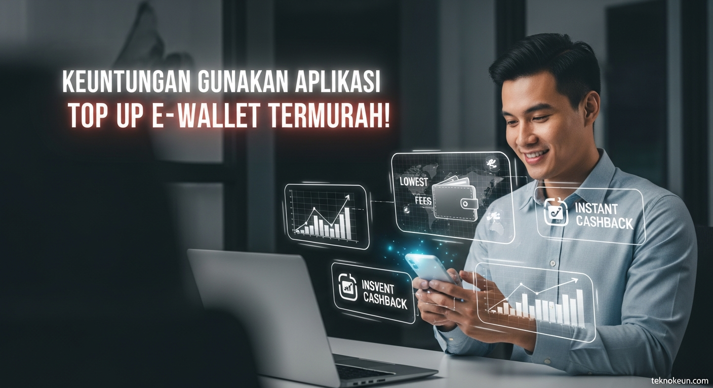 Keuntungan Gunakan Aplikasi Top Up E-Wallet Termurah!