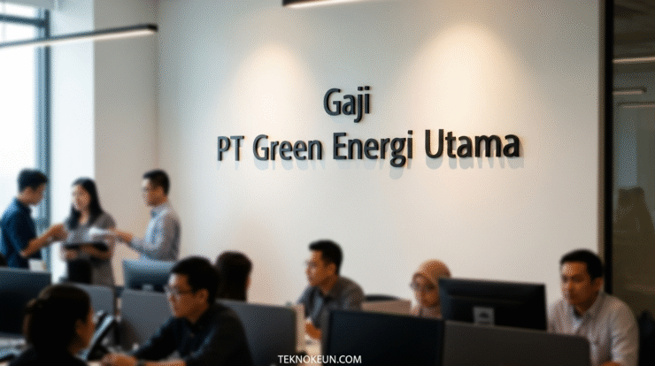 Gaji PT Green Energi Utama